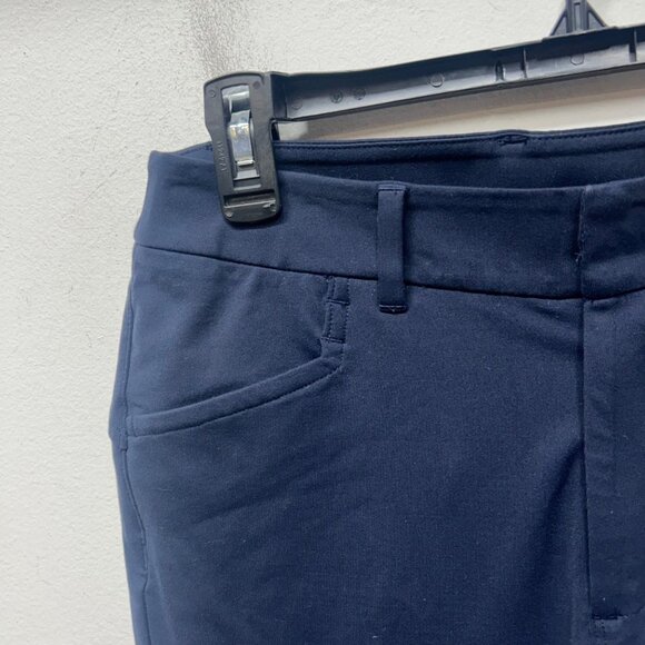 Public Rec Pants Womens 28x26 blue All Day crop Straight Leg Golf Performance - Picture 4 of 12